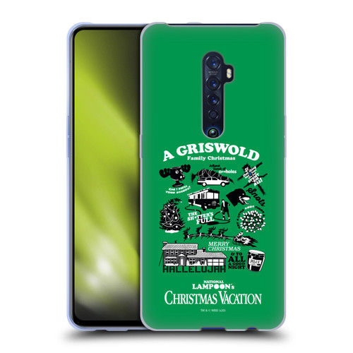 National Lampoon's Christmas Vacation Graphics Griswold Family Soft Gel Case for OPPO Reno 2
