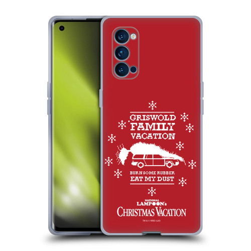 National Lampoon's Christmas Vacation Graphics Knitted Jumper Soft Gel Case for OPPO Reno 4 Pro 5G