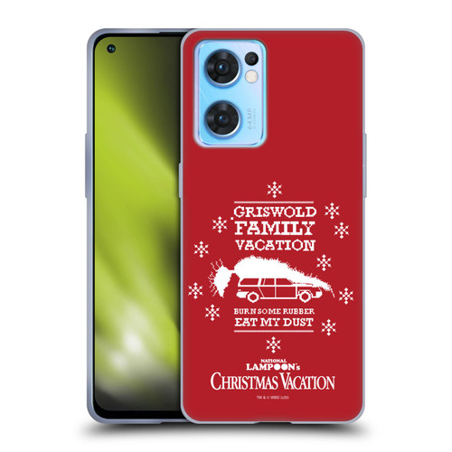 National Lampoon's Christmas Vacation Graphics Knitted Jumper Soft Gel Case for OPPO Reno7 5G / Find X5 Lite