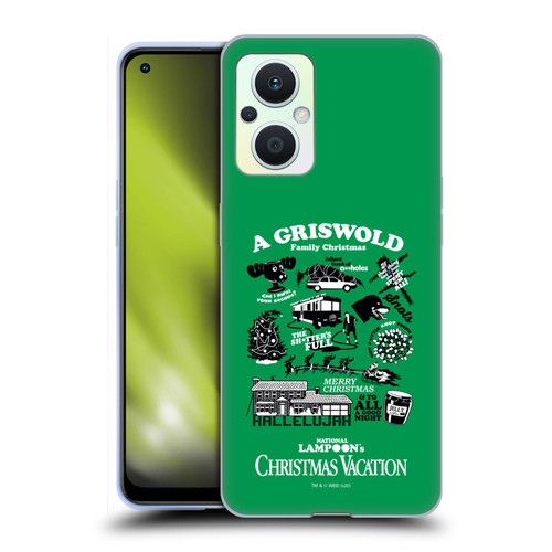 National Lampoon's Christmas Vacation Graphics Griswold Family Soft Gel Case for OPPO Reno8 Lite