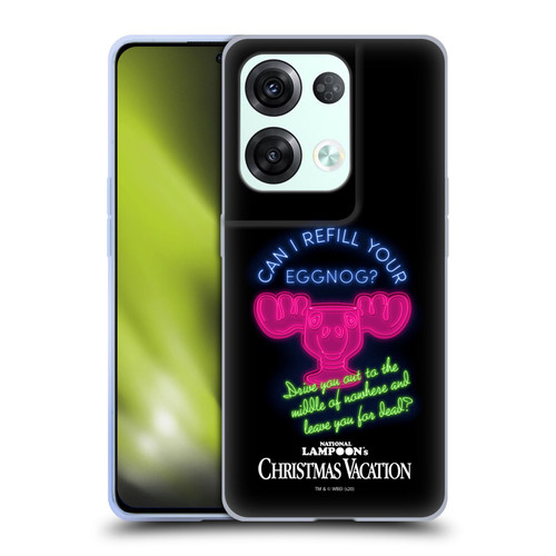 National Lampoon's Christmas Vacation Graphics Eggnog Quote Soft Gel Case for OPPO Reno8 Pro