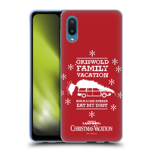National Lampoon's Christmas Vacation Graphics Knitted Jumper Soft Gel Case for Samsung Galaxy A02/M02 (2021)