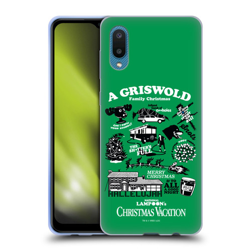 National Lampoon's Christmas Vacation Graphics Griswold Family Soft Gel Case for Samsung Galaxy A02/M02 (2021)