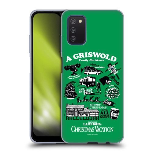 National Lampoon's Christmas Vacation Graphics Griswold Family Soft Gel Case for Samsung Galaxy A03s (2021)