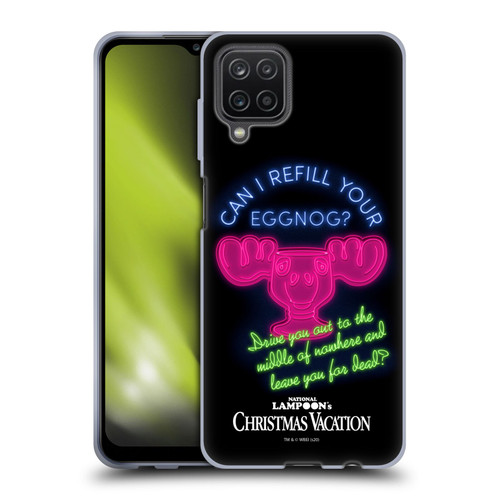 National Lampoon's Christmas Vacation Graphics Eggnog Quote Soft Gel Case for Samsung Galaxy A12 (2020)