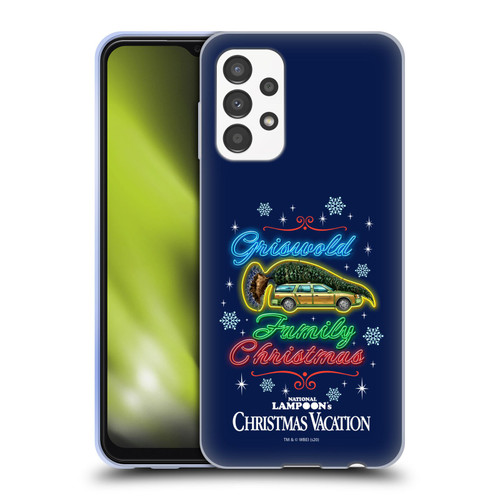 National Lampoon's Christmas Vacation Graphics Neon Lights Soft Gel Case for Samsung Galaxy A13 (2022)