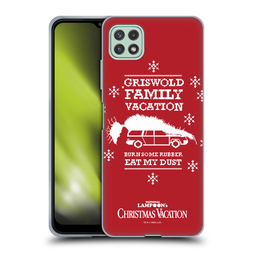 National Lampoon's Christmas Vacation Graphics Knitted Jumper Soft Gel Case for Samsung Galaxy A22 5G / F42 5G (2021)