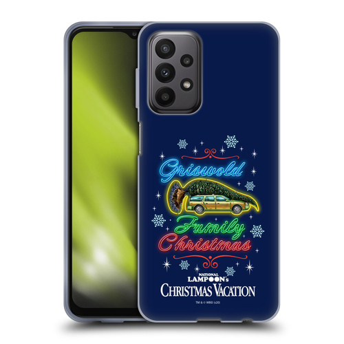 National Lampoon's Christmas Vacation Graphics Neon Lights Soft Gel Case for Samsung Galaxy A23 / 5G (2022)