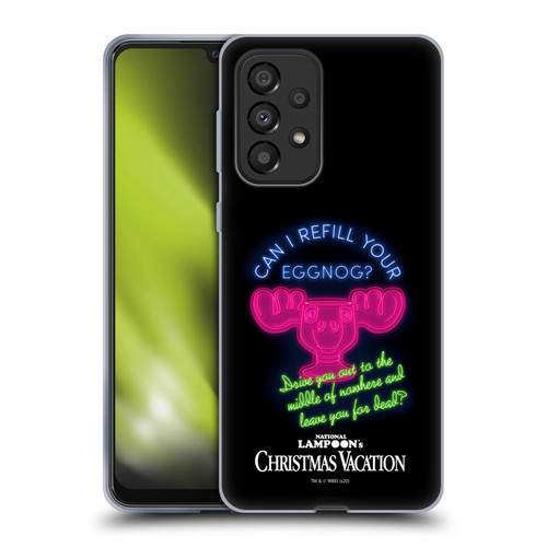 National Lampoon's Christmas Vacation Graphics Eggnog Quote Soft Gel Case for Samsung Galaxy A33 5G (2022)