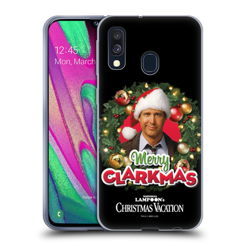 National Lampoon's Christmas Vacation Graphics Wreathe Soft Gel Case for Samsung Galaxy A40 (2019)