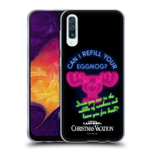 National Lampoon's Christmas Vacation Graphics Eggnog Quote Soft Gel Case for Samsung Galaxy A50/A30s (2019)