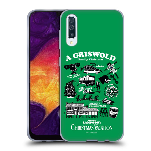 National Lampoon's Christmas Vacation Graphics Griswold Family Soft Gel Case for Samsung Galaxy A50/A30s (2019)