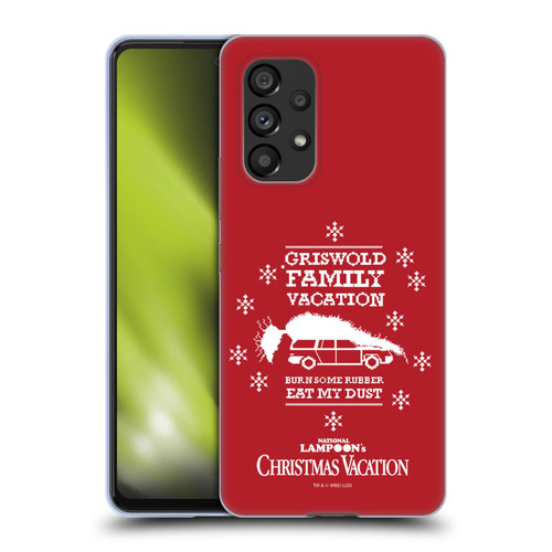National Lampoon's Christmas Vacation Graphics Knitted Jumper Soft Gel Case for Samsung Galaxy A53 5G (2022)