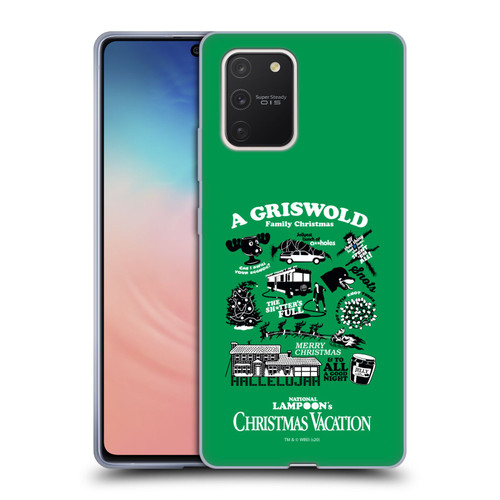 National Lampoon's Christmas Vacation Graphics Griswold Family Soft Gel Case for Samsung Galaxy S10 Lite