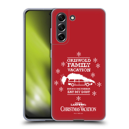 National Lampoon's Christmas Vacation Graphics Knitted Jumper Soft Gel Case for Samsung Galaxy S21 FE 5G