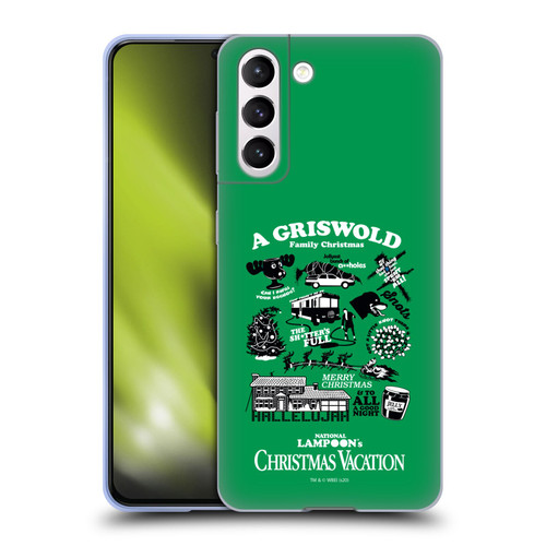 National Lampoon's Christmas Vacation Graphics Griswold Family Soft Gel Case for Samsung Galaxy S21 5G