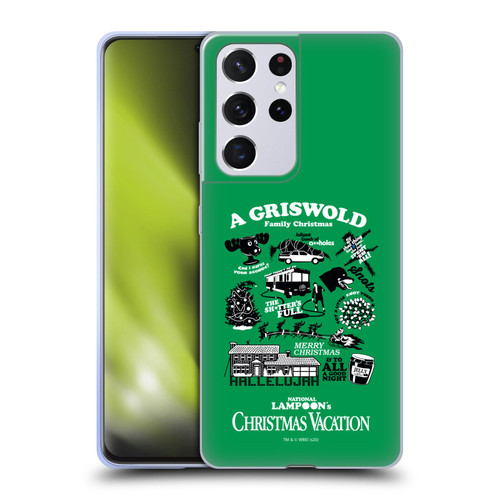 National Lampoon's Christmas Vacation Graphics Griswold Family Soft Gel Case for Samsung Galaxy S21 Ultra 5G