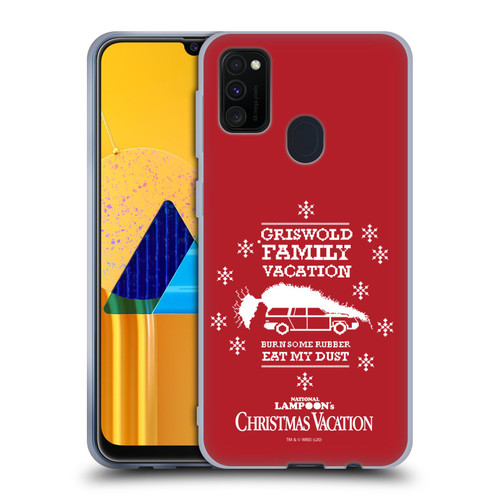 National Lampoon's Christmas Vacation Graphics Knitted Jumper Soft Gel Case for Samsung Galaxy M30s (2019)/M21 (2020)