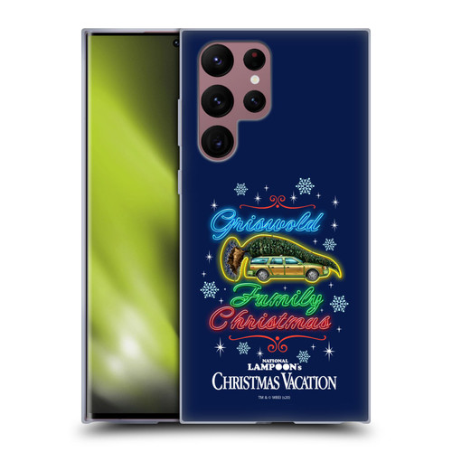 National Lampoon's Christmas Vacation Graphics Neon Lights Soft Gel Case for Samsung Galaxy S22 Ultra 5G