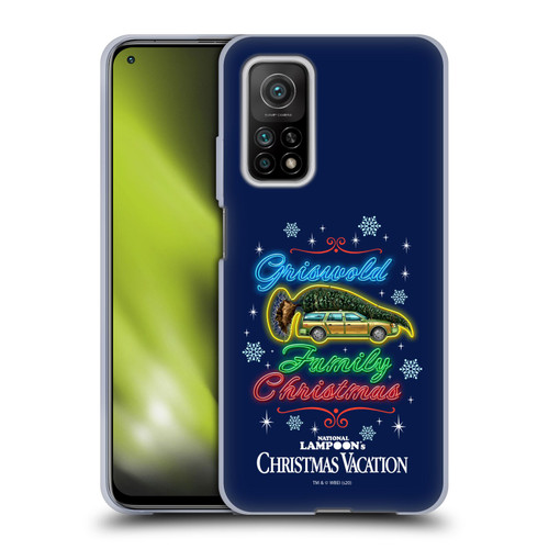 National Lampoon's Christmas Vacation Graphics Neon Lights Soft Gel Case for Xiaomi Mi 10T 5G