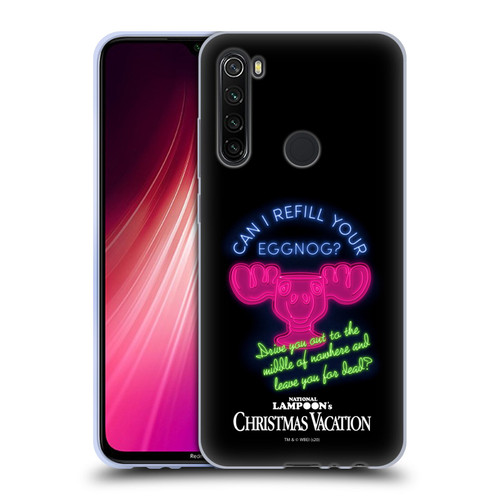 National Lampoon's Christmas Vacation Graphics Eggnog Quote Soft Gel Case for Xiaomi Redmi Note 8T