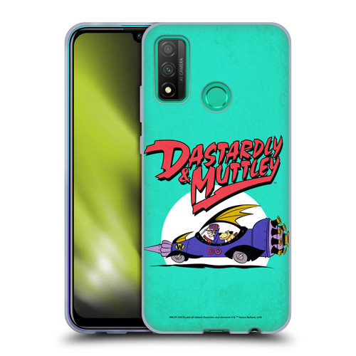 Wacky Races Classic Automobile Soft Gel Case for Huawei P Smart (2020)