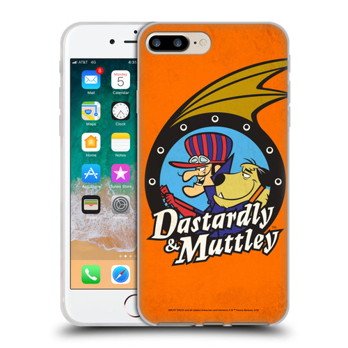 Wacky Races Classic Dastardly And Muttley 1 Soft Gel Case for Apple iPhone 7 Plus / iPhone 8 Plus