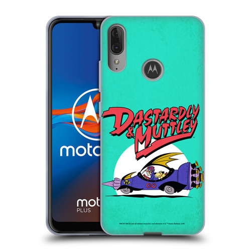 Wacky Races Classic Automobile Soft Gel Case for Motorola Moto E6 Plus