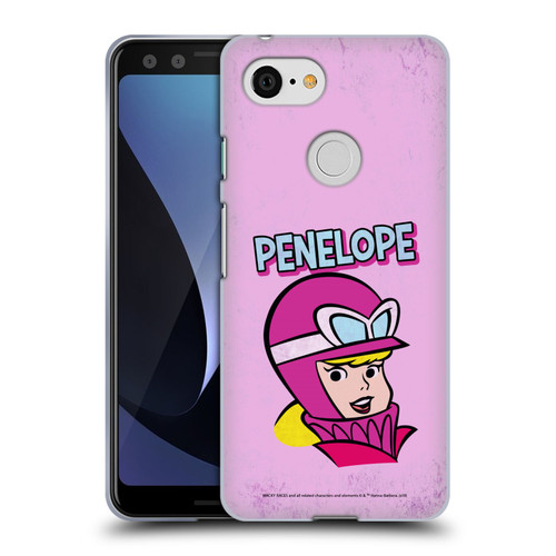 Wacky Races Classic Penelope Soft Gel Case for Google Pixel 3