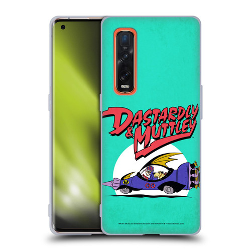 Wacky Races Classic Automobile Soft Gel Case for OPPO Find X2 Pro 5G