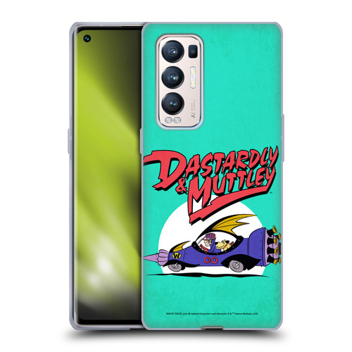 Wacky Races Classic Automobile Soft Gel Case for OPPO Find X3 Neo / Reno5 Pro+ 5G