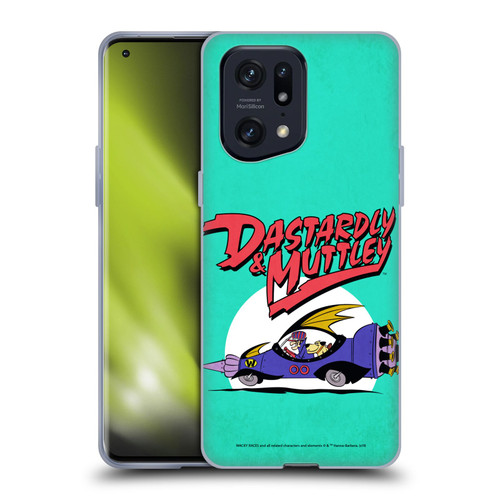 Wacky Races Classic Automobile Soft Gel Case for OPPO Find X5 Pro