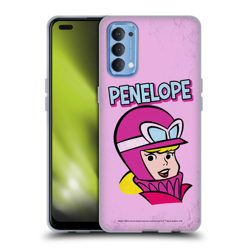 Wacky Races Classic Penelope Soft Gel Case for OPPO Reno 4 5G