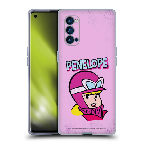 Wacky Races Classic Penelope Soft Gel Case for OPPO Reno 4 Pro 5G
