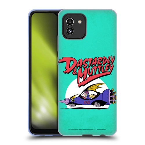 Wacky Races Classic Automobile Soft Gel Case for Samsung Galaxy A03 (2021)