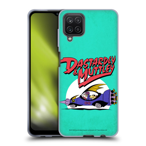 Wacky Races Classic Automobile Soft Gel Case for Samsung Galaxy A12 (2020)