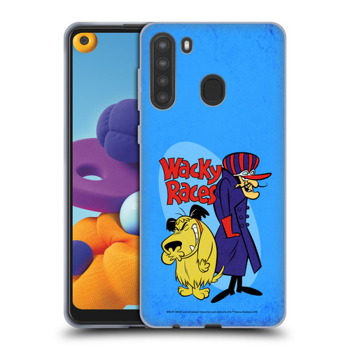 Wacky Races Classic Dastardly And Muttley 2 Soft Gel Case for Samsung Galaxy A21 (2020)