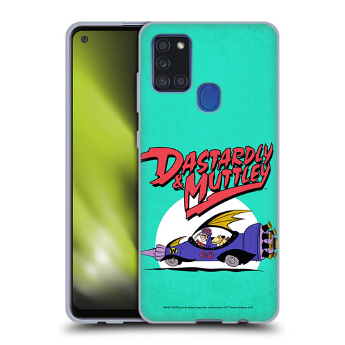 Wacky Races Classic Automobile Soft Gel Case for Samsung Galaxy A21s (2020)