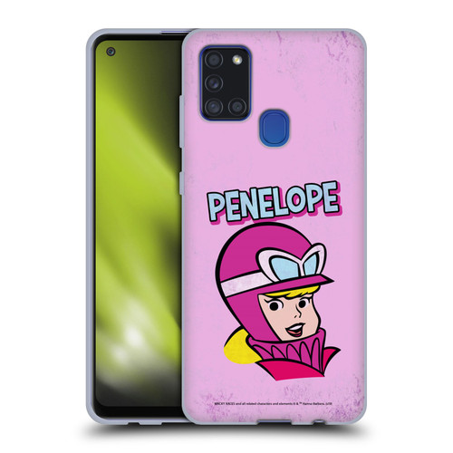 Wacky Races Classic Penelope Soft Gel Case for Samsung Galaxy A21s (2020)