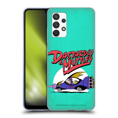 Wacky Races Classic Automobile Soft Gel Case for Samsung Galaxy A32 (2021)