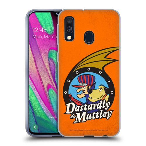 Wacky Races Classic Dastardly And Muttley 1 Soft Gel Case for Samsung Galaxy A40 (2019)