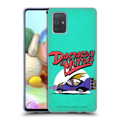 Wacky Races Classic Automobile Soft Gel Case for Samsung Galaxy A71 (2019)