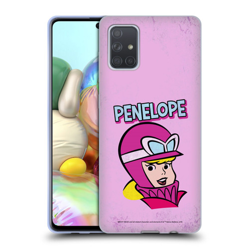 Wacky Races Classic Penelope Soft Gel Case for Samsung Galaxy A71 (2019)