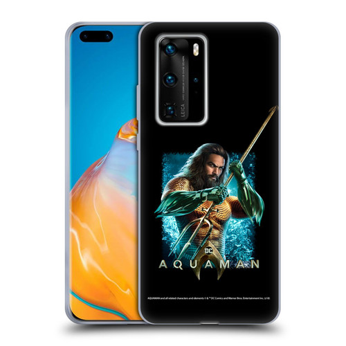 Aquaman Movie Graphics Trident of Atlan 1 Soft Gel Case for Huawei P40 Pro / P40 Pro Plus 5G