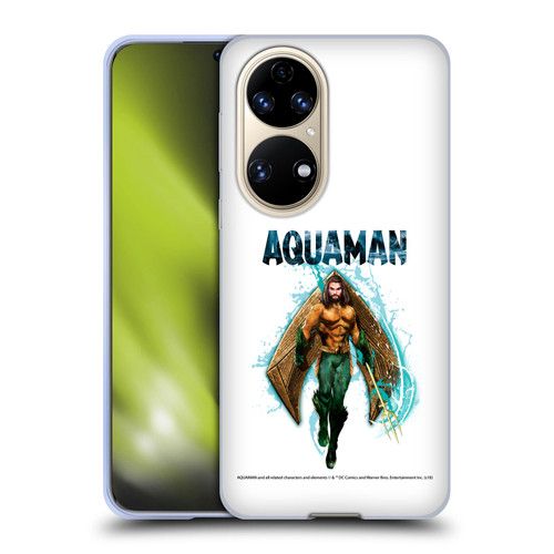 Aquaman Movie Graphics Trident of Atlan 2 Soft Gel Case for Huawei P50