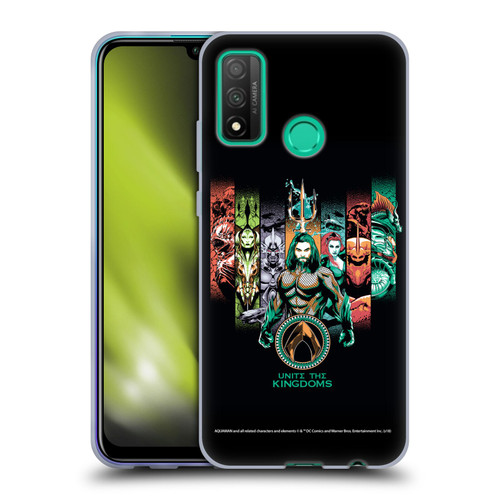Aquaman Movie Graphics Unite The Kingdoms Soft Gel Case for Huawei P Smart (2020)