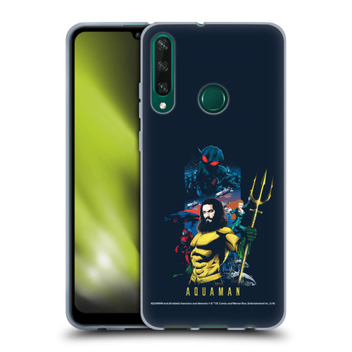 Aquaman Movie Graphics Poster Soft Gel Case for Huawei Y6p