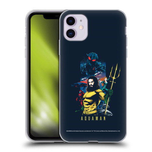 Aquaman Movie Graphics Poster Soft Gel Case for Apple iPhone 11