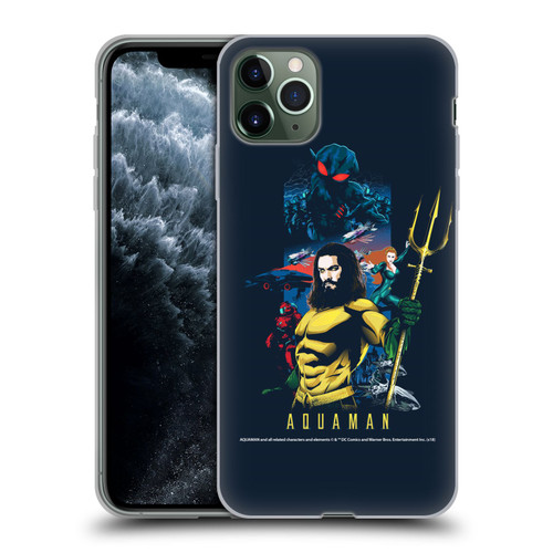 Aquaman Movie Graphics Poster Soft Gel Case for Apple iPhone 11 Pro Max