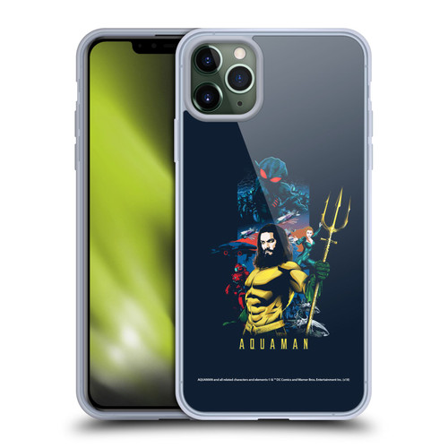 Aquaman Movie Graphics Poster Soft Gel Case for Apple iPhone 11 Pro Max